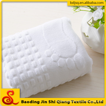 Luxury Five Star Hotel Cotton Bath Mat With Logo, Very Soft Mat Towel